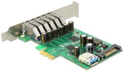 Delock PCI Expr Card 6x USB3.0 ext + 1x USB3.0 int +LowPro (89377) (89377)