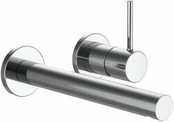Laufen Twinplus slim Falba épített mosdó csaptelep falon kívüli része, 2-pontos Simiboxhoz, 195 mm kiállású fix kifolyóval, króm HF505470100000 (HF505470100000)