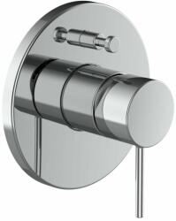 Laufen Twinplus slim Falba épített zuhany csaptelep falon kívüli része, zuhanyváltóval, légbeszívó szeleppel, króm HF505489100000 (HF505489100000)
