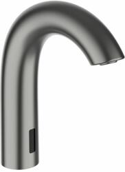 Laufen Curvetronic Washbasin tap, with electronic control, for connection to cold or mixed water, projection 135 mm, fixed spout, mains operated (230V), without pop-up waste, with Bluetooth adapter, PVD brus