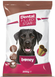 Boney Dental Filled Star - Alacsony zsírtartalmú töltött rudak kutyáknak (5 tasak | 5 x 200 g) 1000 g