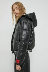 Hugo rövid kabát női, fekete, téli - fekete XL