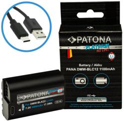 PATONA Acumulator Panasonic DMW-BLC12 PATONA Platinum cu USB-C (PT-1402)