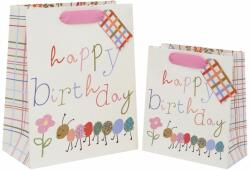 BSB Glick ajándéktasak (26x31, 5x13, 5 cm) Happy Birthday, caterpillar, kids (4) (GLJG34)