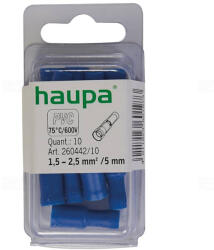 Haupa Hengeres saru hüvely SmallPack 1, 5-2, 5 mm2, 20, 7 mm, 10 db/cs 260442/10 (260442/10)