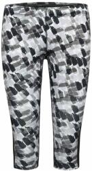 James & Nicholson Női sport 3/4 leggings JN529 - Fekete színnel nyomtatva / fekete | XL (1-JN529-1793590)