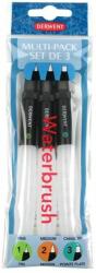 Derwent Set 3 pensule cu rezervor de apa Derwent Professional premium varf fin mediu si tip dalta (DW2301975)
