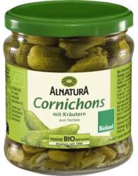 Alnatura Bio cornichons fűszernövényekkel - 190 g
