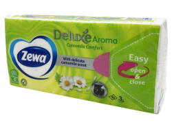 Zewa Deluxe Aroma papírzsebkendő 3 rétegű 90 db - Camomile Comfort