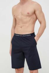 Tommy Hilfiger pamut pizsama alsó sötétkék, sima - sötétkék S