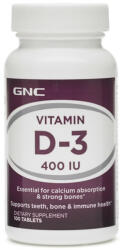 GNC Vitamina D3 naturala 100% din Lanolina 400UI, 100tab, GNC