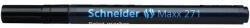 Schneider Marker cu vopsea SCHNEIDER Maxx 271, varf rotund 1-2mm - negru (S-127101) - siscom-papetarie