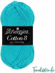 Scheepjes Cotton8 - 712 - élénk kék pamut fonal