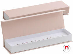 Elegance Rózsaszín ékszertartó ajándék doboz nyaklánc, karlánc, karkötő 57 x 216 x 23 mm (VG-9/A5/A1)