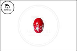 Kézzel festett húsvéti tojás - Piros (PZ-H0015)