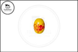  Kézzel festett húsvéti tojás - Sárga (PZ-H0016)