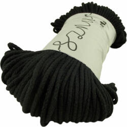  5 mm Sznur P07 - fekete (Összetétel: Pamut, hossza: 100m, ) (876)