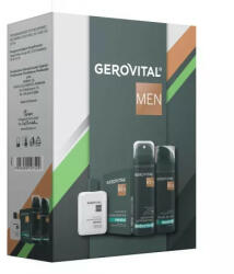 Farmec Set Gerovital Men Lotiune dupa ras - 100ml + Deodorant - 150ml + Spuma de ras - 200ml