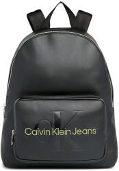 Calvin Klein Backpack Sculpted Campus Bp40 Mono K60K611867 0GX black/sharp green (K60K611867 0GX black/sharp green)