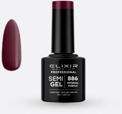 Oja Semipermanenta Semi Gel Elixir Makeup Professional 886, 8 ml