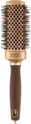 Olivia Garden Perie pentru termo-brushing, 40 mm - Olivia Garden Expert Blowout Straight Wavy Bristles Gold & Brown