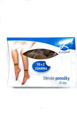  Zuzka női zokni 10+2 db 20 den barna
