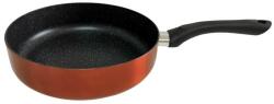 BOHMANN Tigaie inalta Bohmann, aluminiu, 28 x 7.5 cm, marmorata interior, inclusiv plite cu inductie, Rosu (BH 6015-28)