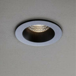 Redo Group Beépíthető LED spot lámpa, 9W, hidegfehér fényű, 9 cm, matt fekete (MT 144) (70382)