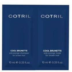 Cotril Mostra sampon+masca antiportocaliu cu pigment albastru pentru par saten Cool Brunette Light 20ml (KOPLVCOT12670)