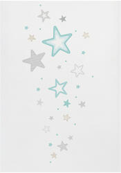  Color pelenkázó lap sík 70x50cm Kék csillag - babycenter-online