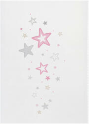 Color pelenkázó lap sík 70x50cm Rózsaszín csillag - babycenter-online