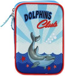 Target Trusa de scoala cu umplutura Target, Dolphins Club, culoare albastru (NW449579) Penar