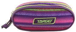 Target iskolai tolltartó, színes csíkos, rózsaszín/zöld (NW773562)