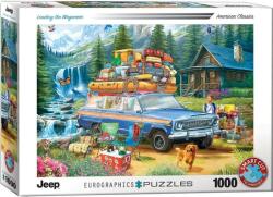 EUROGRAPHICS 1000 db-os puzzle - Jeep - Loading the Wagoneer (6000-5867)