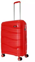 BONTOUR FLOW piros közepes bőrönd M - taskaweb