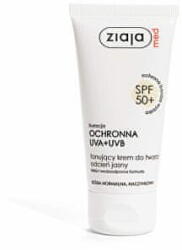 Ziaja Tonizáló krém normál bőrre vagy tágult vénákra SPF 50+ világos árnyalat (Tinted Cream) 50 ml - mall