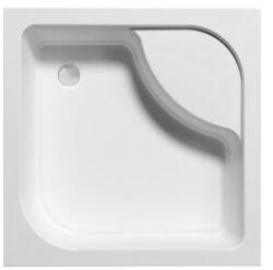 Polimat Tenor cădiță de duș pătrată 90x90 cm alb 00394