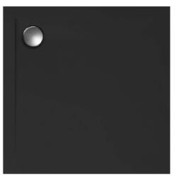 Polimat Geos cădiță de duș pătrată 80x80 cm negru 00379