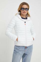 Save The Duck rövid kabát női, fehér, átmeneti - fehér M - answear - 46 990 Ft
