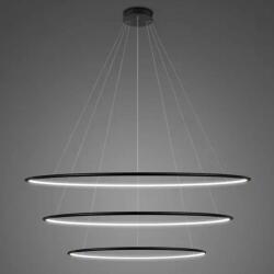 Altavola Design Ledowe Okręgi lampă suspendată 3x113 W negru LA075/P_120_in_4k_black