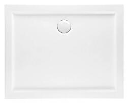 Polimat Goliat cădiță de duș dreptunghiulară 120x80 cm alb 00368 (00368)