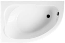 Polimat Standard cadă de colț 130x85 cm partea stângă alb 00350 (00350)