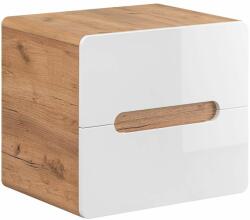 Comad Aruba White dulap cu blat 60x46x53 cm sub chiuveta pe perete alb-stejar ARUBAWHITE828-UN-60CMFSC (ARUBAWHITE828UN60CMFSC)