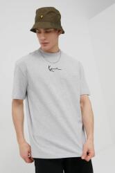 Karl Kani t-shirt szürke, férfi, nyomott mintás - szürke XS