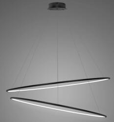 Altavola Design Ledowe Okręgi lampă suspendată 2x83 W negru LA074/P_120_in_4k_black_dimm (LA074P120in4kblackdimm)