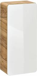 Comad Aruba White dulap 35x22x75 cm laterala pe perete alb-stejar ARUBAWHITE830FSC (ARUBAWHITE830FSC)