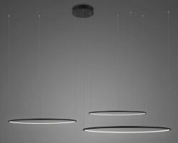 Altavola Design Ledowe Okręgi lampă suspendată 3x113 W negru LA075/CO3_120_in_3k_black