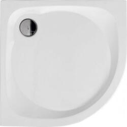 Polimat Nowy Styl cădiță de duș semirotundă 80x80 cm alb 00621 (00621)