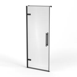 RAVAK Cool! uși de duș 90 cm înclinabilă negru mat/sticlă transparentă X0VV70300Z1
