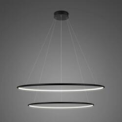 Altavola Design Ledowe Okręgi lampă suspendată 2x53 W negru LA074/P_80_in_3k_black (LA074P80in3kblack)